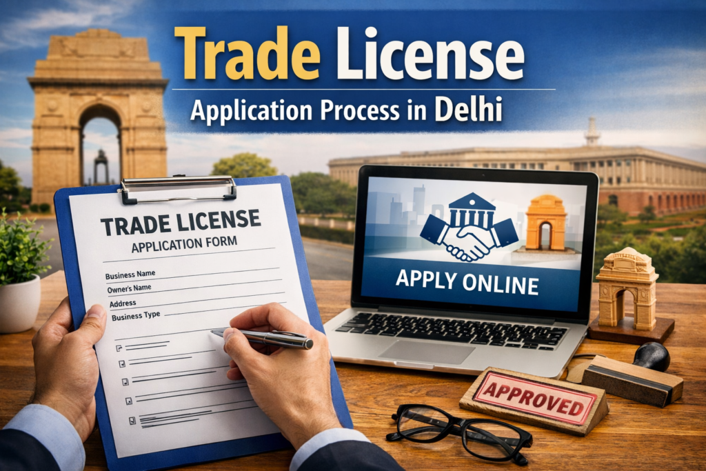 Trade license application process in Delhi