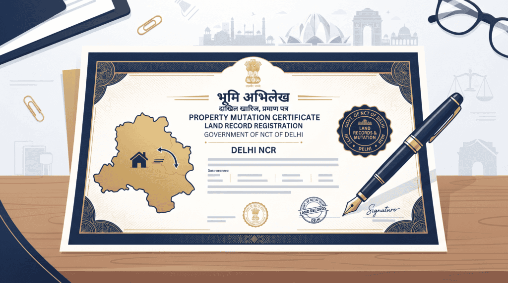 property mutation Delhi NCR process